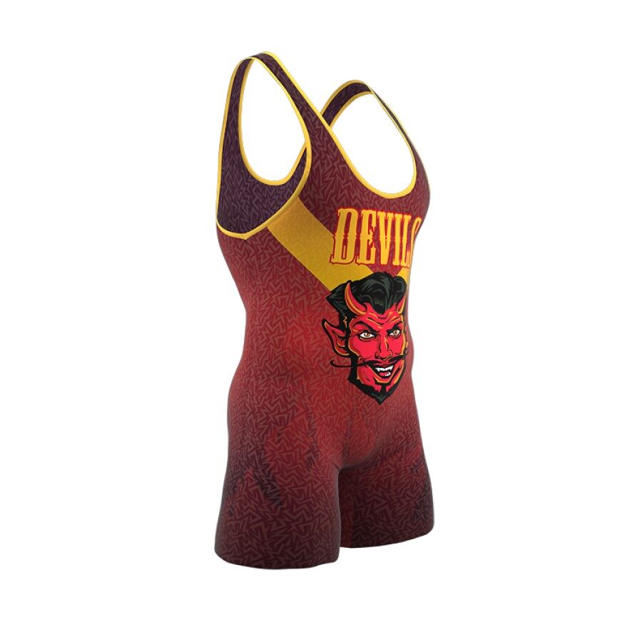 ZA Enforcer Wrestling Singlet Mens-1117 ZA Enforcer Wrestling Singlet Mens-1117