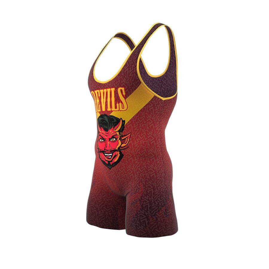 ZA Enforcer Wrestling Singlet Mens-1119 ZA Enforcer Wrestling Singlet Mens-1119