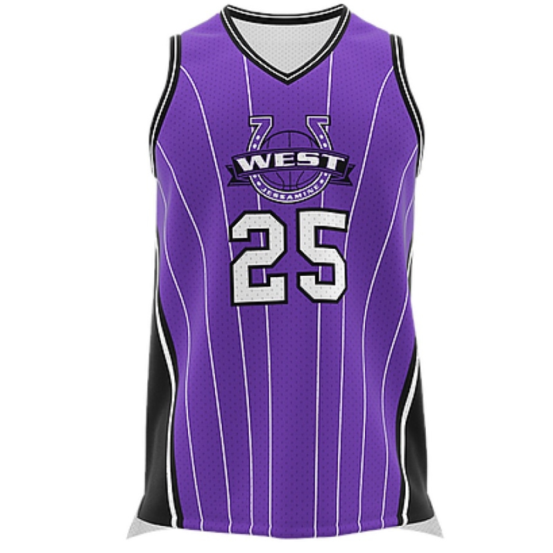 ZA GameDay Basketball V-Neck Jersey-0