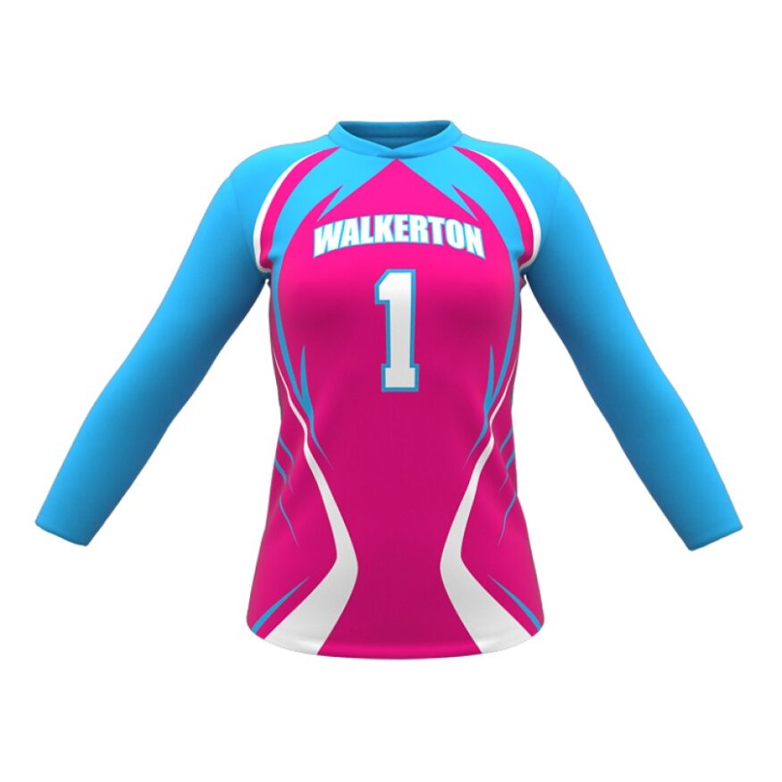 ZA Attack Long Sleeve Volleyball Jersey Zone Athletics