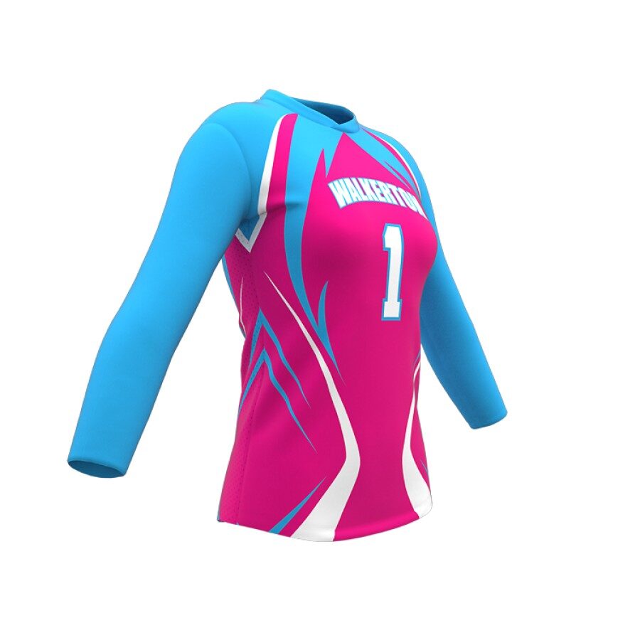 ZA Attack Long Sleeve Volleyball Jersey-1136 ZA Attack Long Sleeve Volleyball Jersey-1136