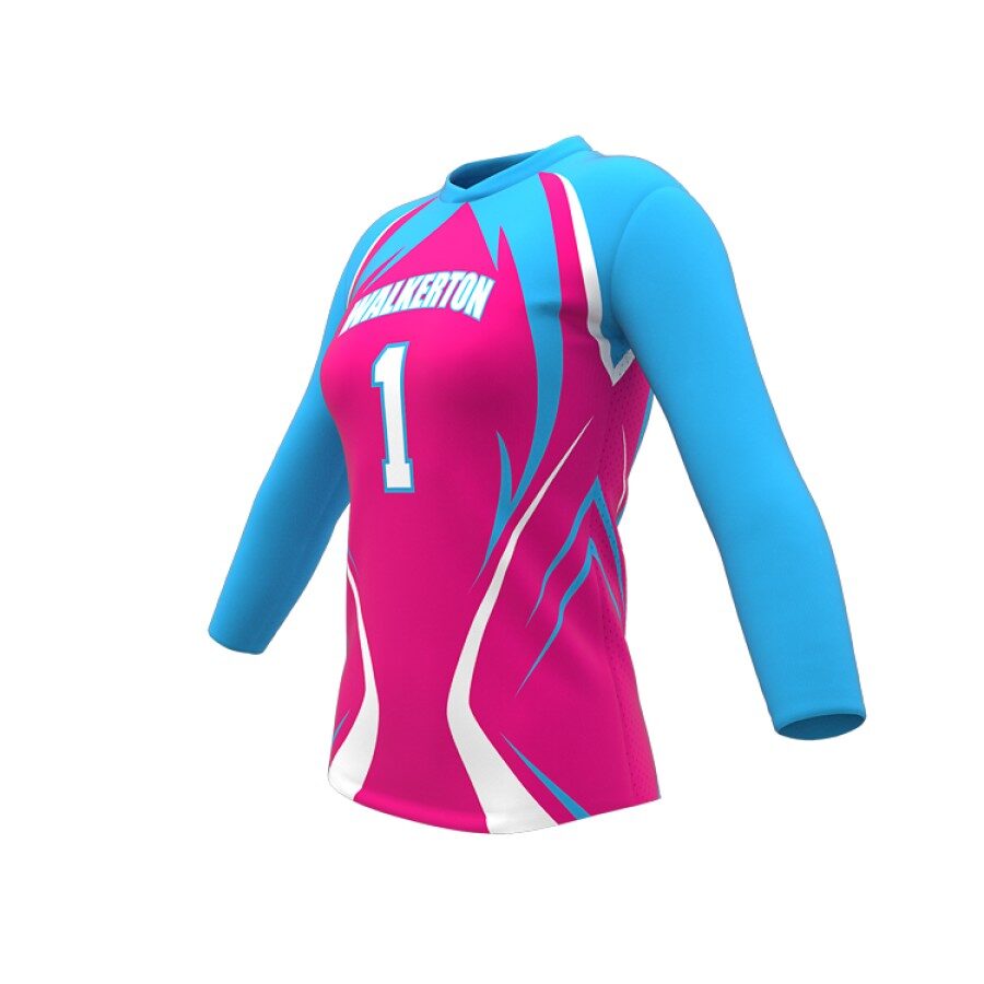 ZA Attack Long Sleeve Volleyball Jersey-1139 ZA Attack Long Sleeve Volleyball Jersey-1139