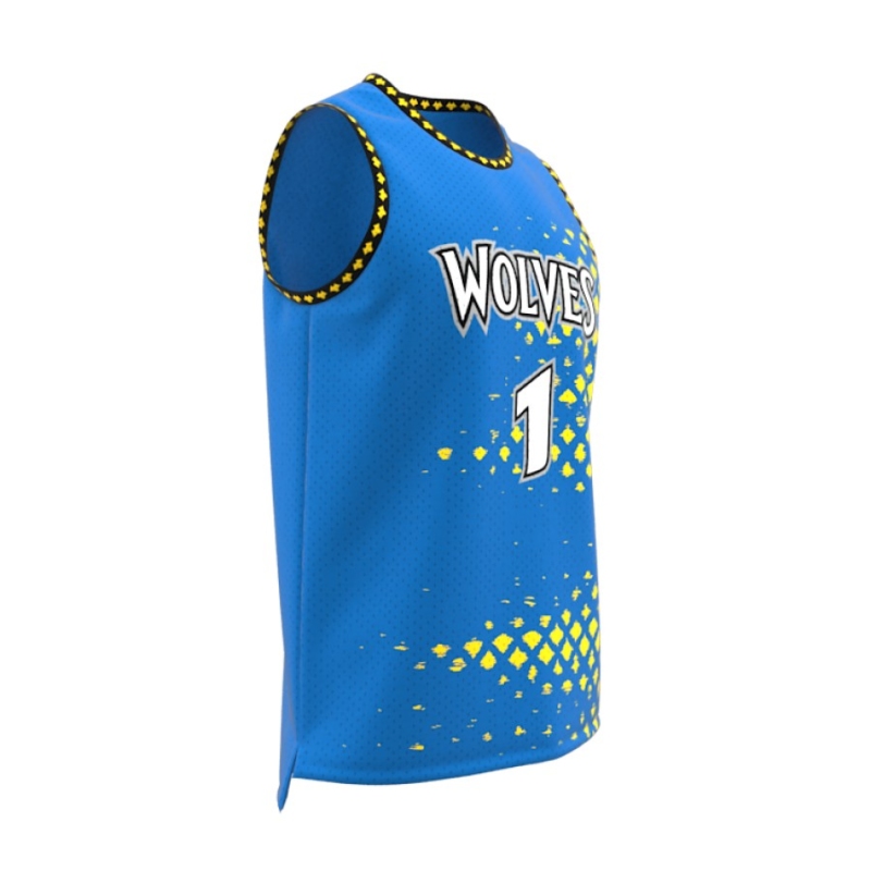 ZA GameDay Basketball Round Neck Jersey-1090