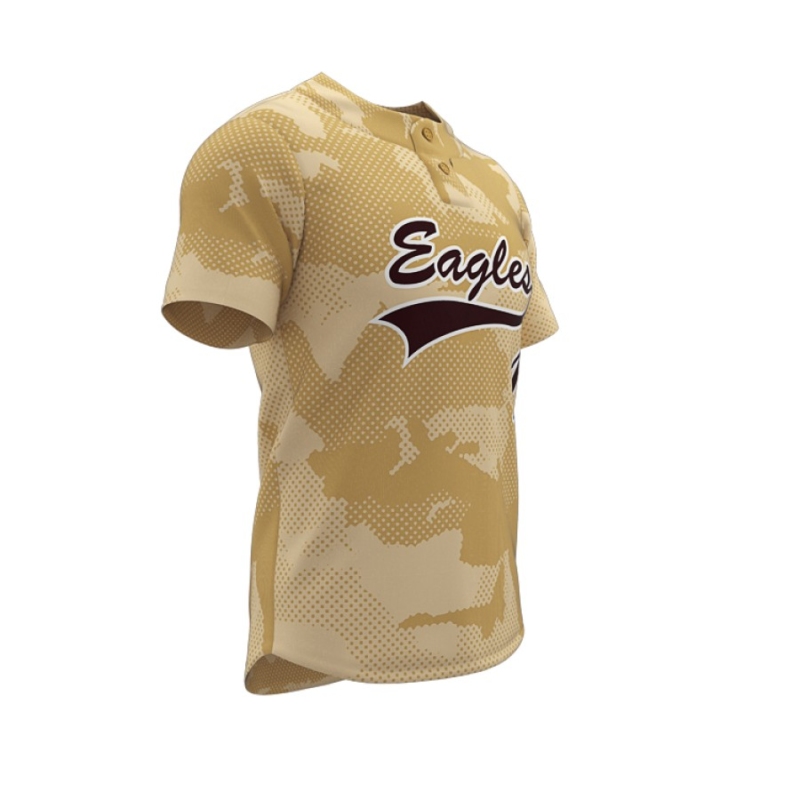 ZA Walk-Off Series 2 Button Short Sleeve Baseball Jersey-1240