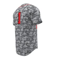 ZA Walk-Off Series Full Button Short Sleeve Baseball Jersey-1259