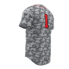 ZA Walk-Off Series Full Button Short Sleeve Baseball Jersey-1261