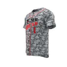 ZA Walk-Off Series Full Button Short Sleeve Baseball Jersey-1262