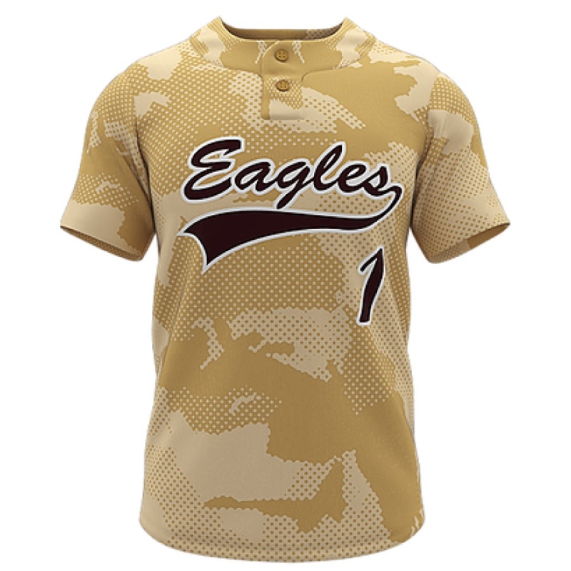 ZA Walk-Off Series 2 Button Short Sleeve Baseball Jersey-0
