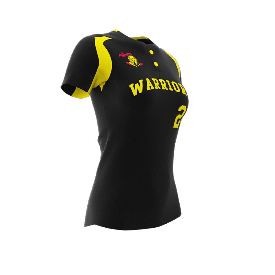 ZA Diamond Fastpitch 2 Button Jersey-1466 ZA Diamond Fastpitch 2 Button Jersey-1466