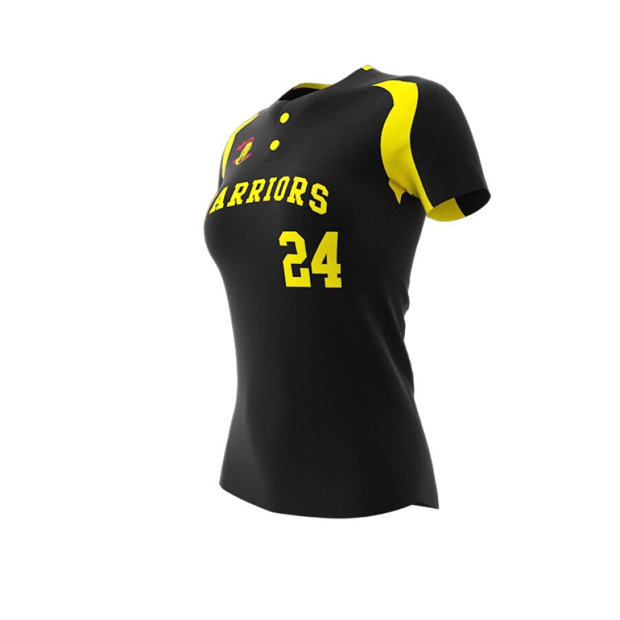 ZA Diamond Fastpitch 2 Button Jersey-1469 ZA Diamond Fastpitch 2 Button Jersey-1469