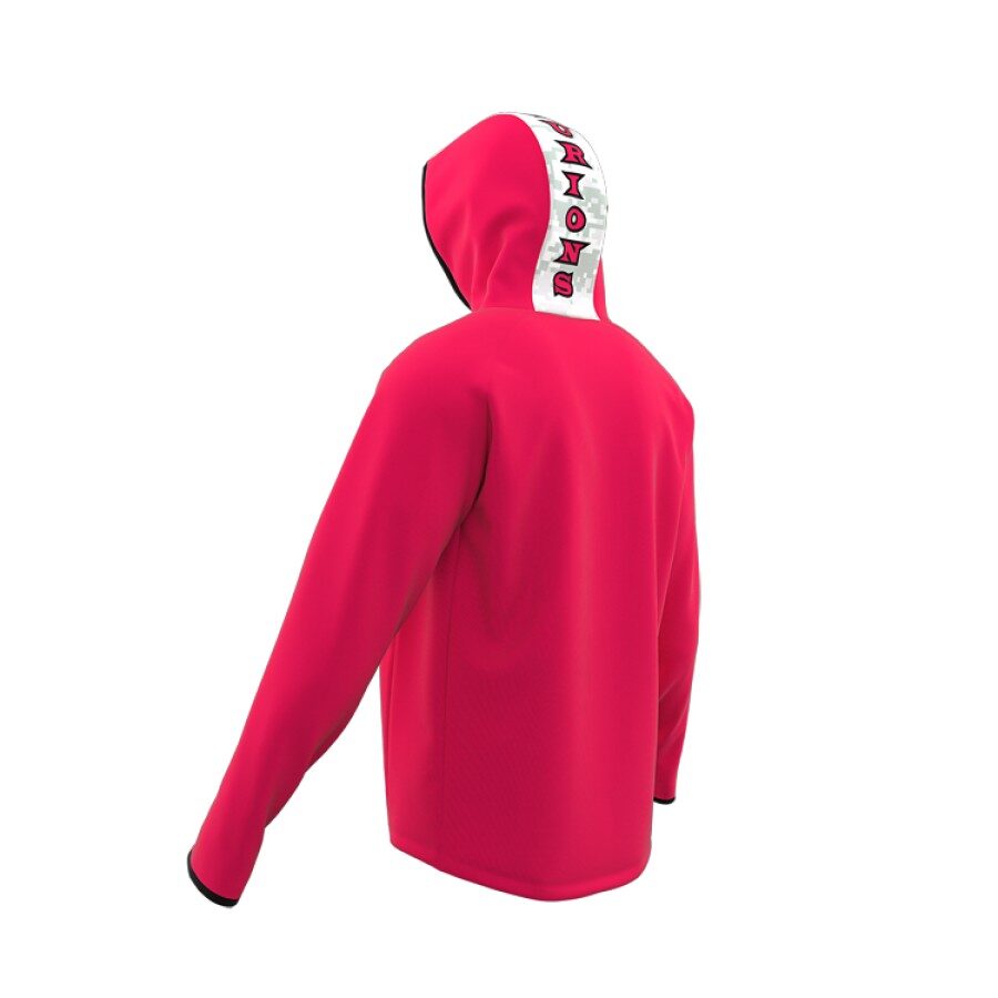 ZA Icon ¼ Zip Hybrid Hooded Warmup-1884 ZA Icon ¼ Zip Hybrid Hooded Warmup-1884