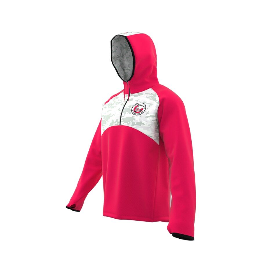 ZA Icon ¼ Zip Hybrid Hooded Warmup-1885 ZA Icon ¼ Zip Hybrid Hooded Warmup-1885