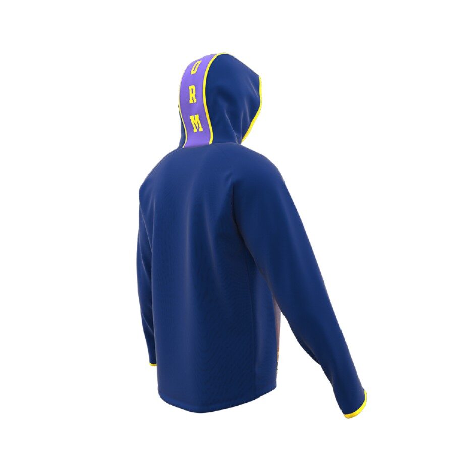 ZA Icon Full Zip Hybrid Hooded Warmup-1888 ZA Icon Full Zip Hybrid Hooded Warmup-1888