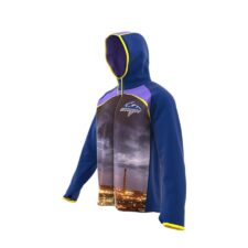 ZA Icon Full Zip Hybrid Hooded Warmup-1891