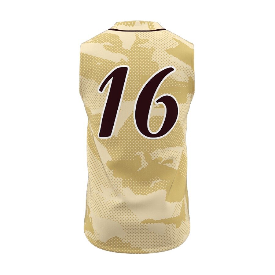 ZA Walk-Off Series 2 Button Sleeveless Baseball Jersey-1249 ZA Walk-Off Series 2 Button Sleeveless Baseball Jersey-1249