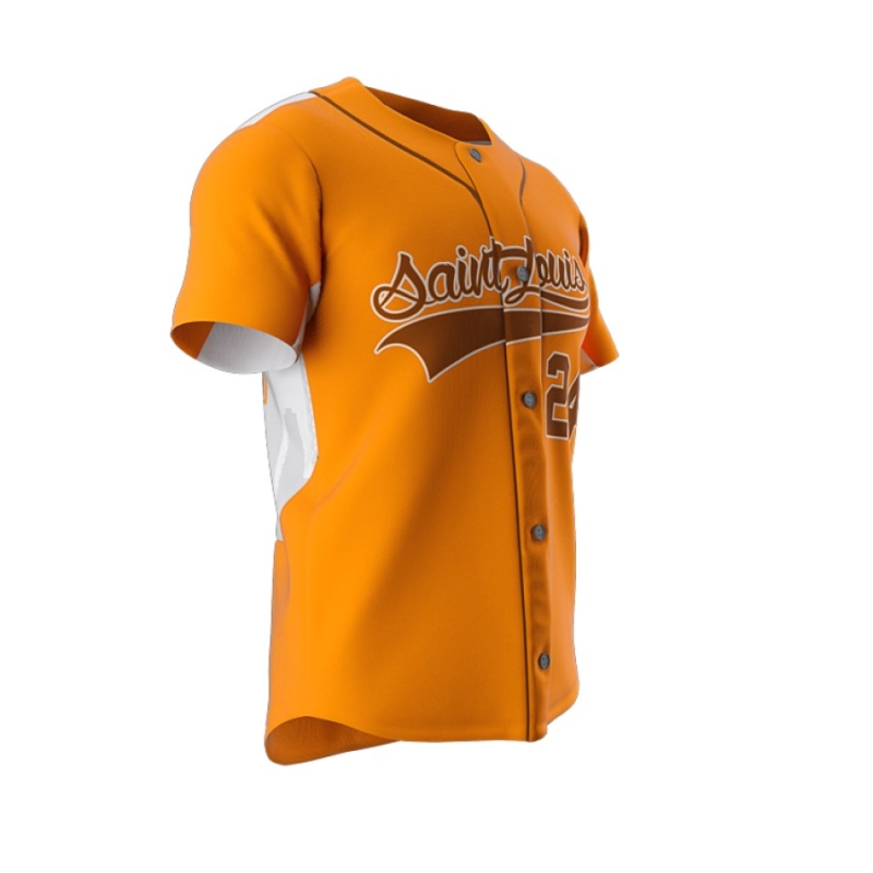 ZA Dynasty Full Button Short Sleeve Jersey-1266