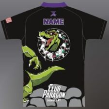 ZA Sideline Polo Shirt - Club Paragon Darts Purple Collar-2105