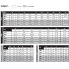 Augusta Size chart